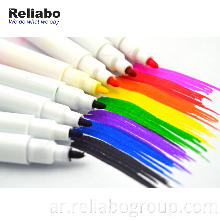 ريلابو قلم طلاء نسيج دائم متعدد الألوان للبيع بالجملة